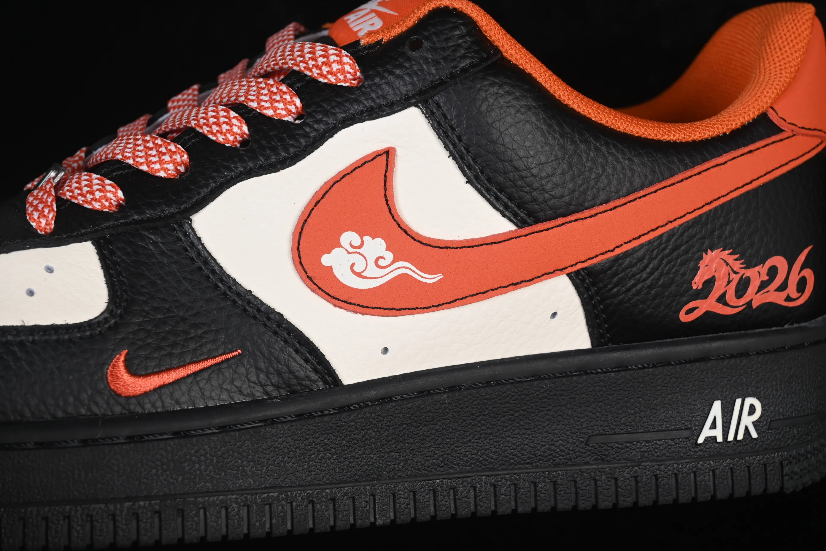 All Categories Nk Air Force 1 Air Force Series Nk Air Force 1 Low Air Force Low Nike Air Force 1'07 Low Year of the Horse Limited Black Orange Air Force One Low Casual Shoes XD0028-018